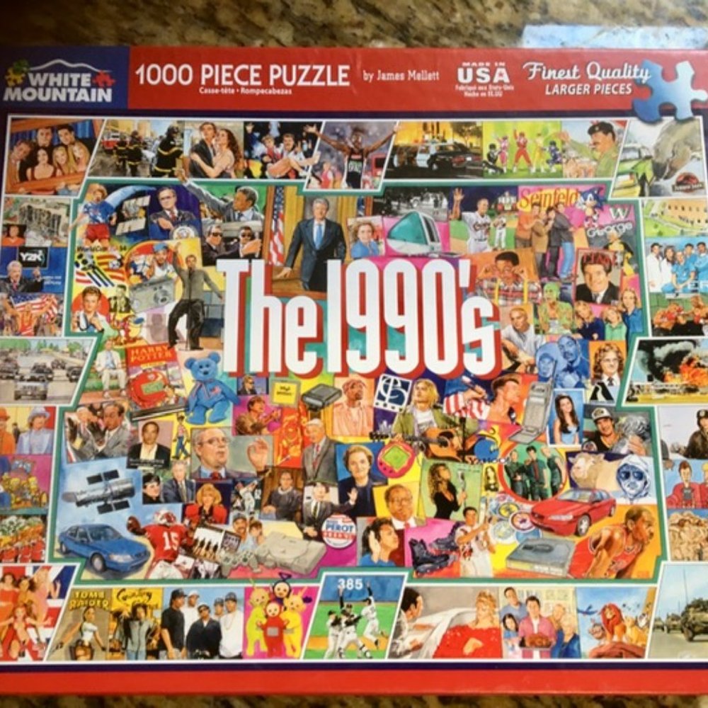 White Mountain Puzzle 1000 The 1990's